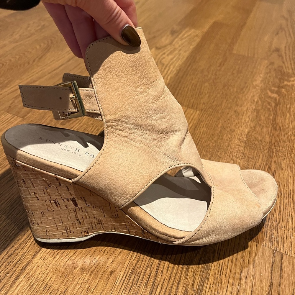 Kenneth Cole Cork Wedges